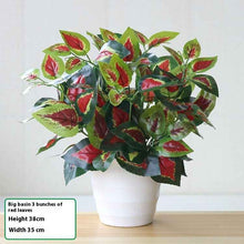 Simulation Plant Plastic Fake Flower And Grass Scindapsus Aureus Leaves Potted Plant