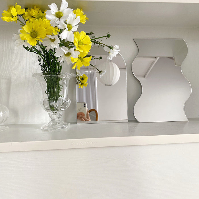 Miroir de Maquillage Miroir de Bureau Décoration Accessoires pour la Maison