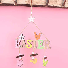 Easter Decorations Easter Wooden Letter Plate Pendant Nordic Style