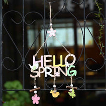 Easter Decorations Easter Wooden Letter Plate Pendant Nordic Style