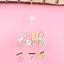 Easter Decorations Easter Wooden Letter Plate Pendant Nordic Style