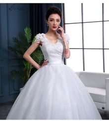 Large Trailing Lace Lace Tie Wedding Dress Slim And Slim by Mirlaine Univers