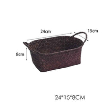 Desktop Storage Sea Fruit Tray Straw Basket Basket Snack Basket