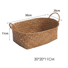 Desktop Storage Sea Fruit Tray Straw Basket Basket Snack Basket