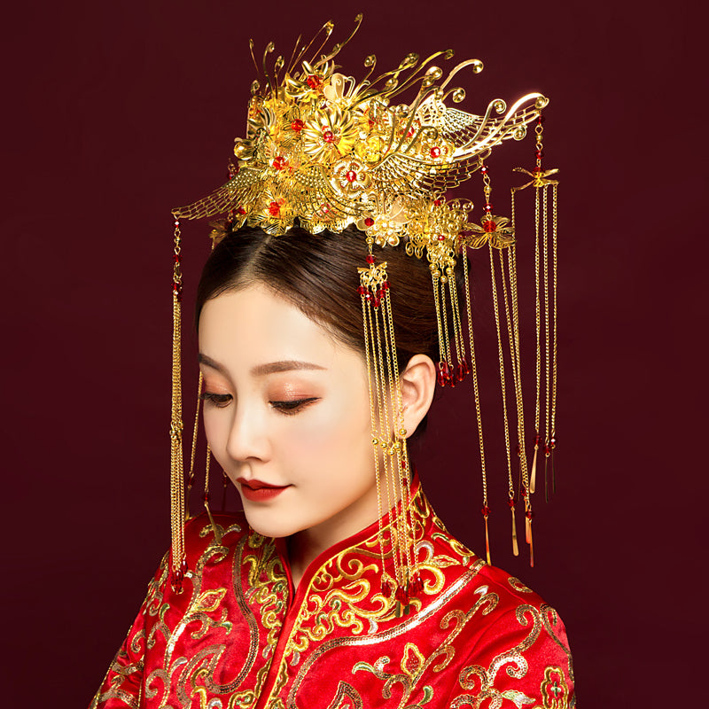 Wedding Chinese Xiuhe Headdress by Mirlaine Univers