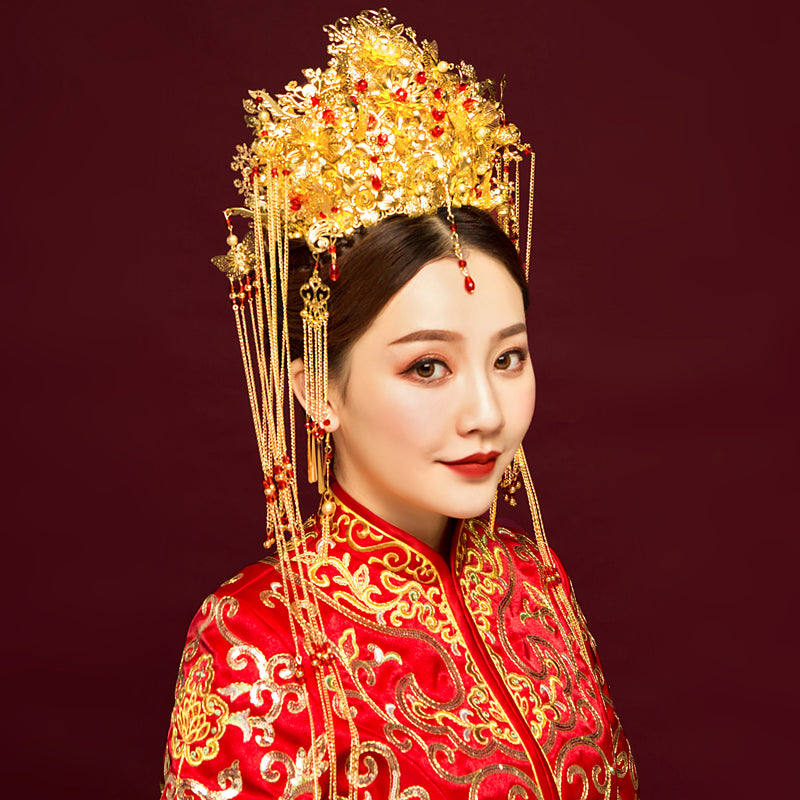 Wedding Chinese Xiuhe Headdress by Mirlaine Univers