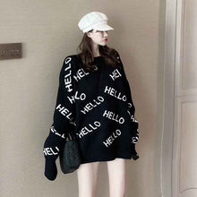 Loose Fitting, Lazy Style Pullover, Versatile Crew Neck Sweater