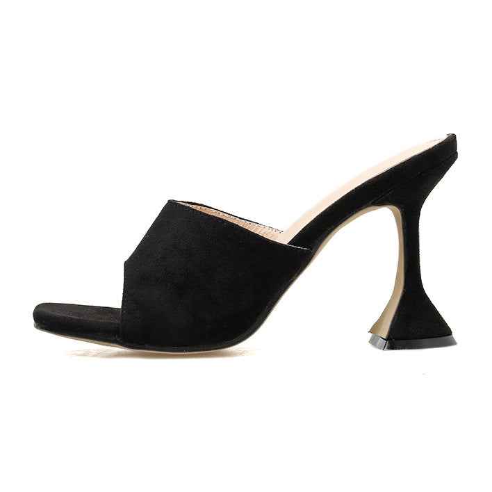 Women High Heel Slippers Ladies Sandals