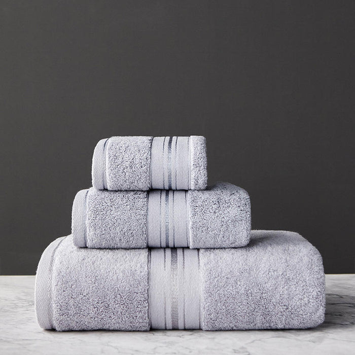 Ensemble de serviettes de bain en coton épais de couleur pure, ensemble de serviettes en coton pur épais, serviette de plage, serviette de bain pour salon de beauté