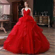 French Temperament Big Trailing Starry Sky Forest Dream Dress by Mirlaine Univers