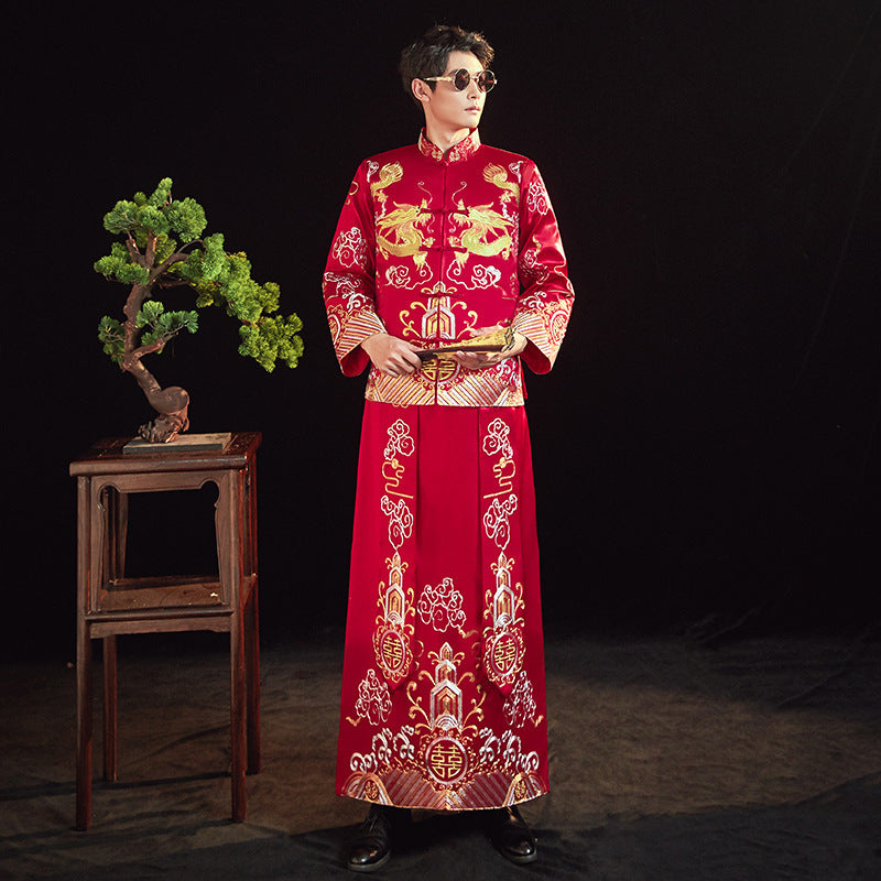 Men's And Women's Suits Embroidered Kimono Chinese Wedding Couples by Mirlaine Univers