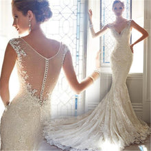 Sexy Halter Brigade Shooting Seaside Beach Location Mermaid Tail Light Wedding Dress by Mirlaine Univers