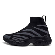 Casual Stretch High-top Flying Woven Women's Shoes
