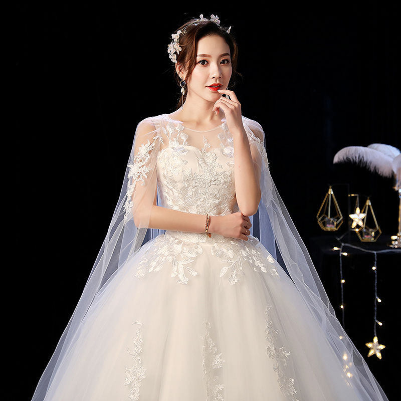 Wedding Dress Female Short Shoulder Simple Short by Mirlaine Univers