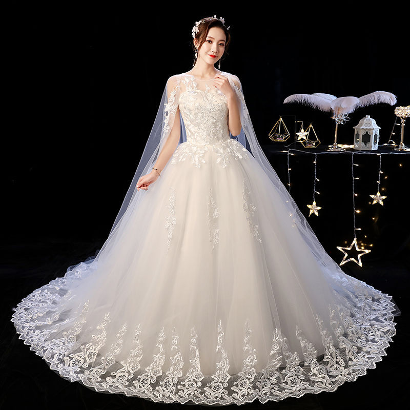 Wedding Dress Female Short Shoulder Simple Short by Mirlaine Univers