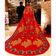 Ancient Xiuhe Dress Tailing Big Cloak Wind Chinese Wedding Dress Women by Mirlaine Univers