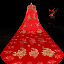 Ancient Xiuhe Dress Tailing Big Cloak Wind Chinese Wedding Dress Women by Mirlaine Univers