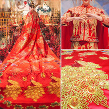 Ancient Xiuhe Dress Tailing Big Cloak Wind Chinese Wedding Dress Women by Mirlaine Univers
