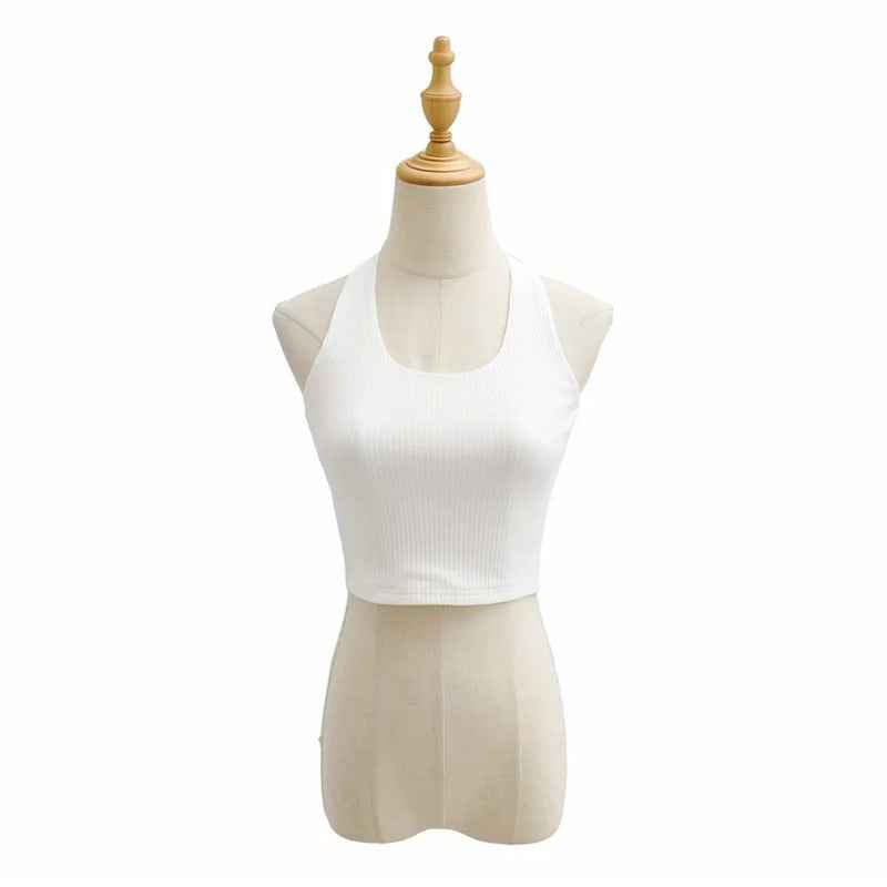 Feminine Tight-fitting Halter Sleeveless Tube Top Small Sling Top