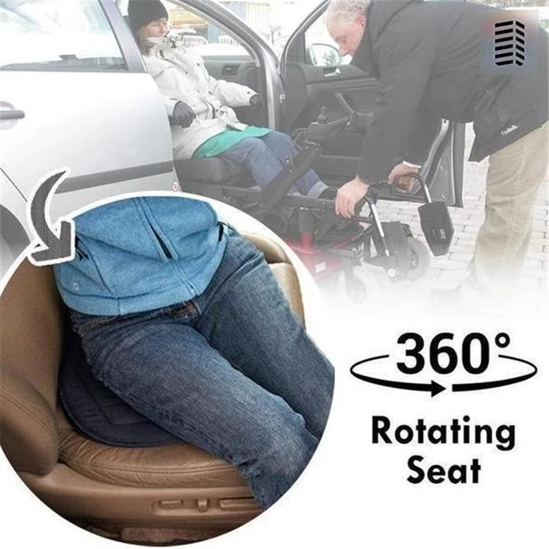 360 Degree Rotation Seat Cushion Mats For Chair Car Office Home Bottom Seats Breathable Chair Cushion For Elderly Pregnant Woman by Mirlaine Univers