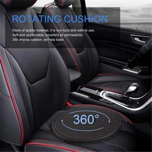 360 Degree Rotation Seat Cushion Mats For Chair Car Office Home Bottom Seats Breathable Chair Cushion For Elderly Pregnant Woman by Mirlaine Univers