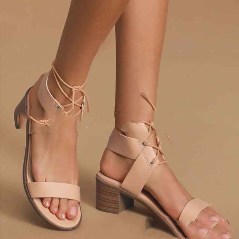 Standalone Stand With Thick Heels And High Heels With Fish Mouth Sandals For Women