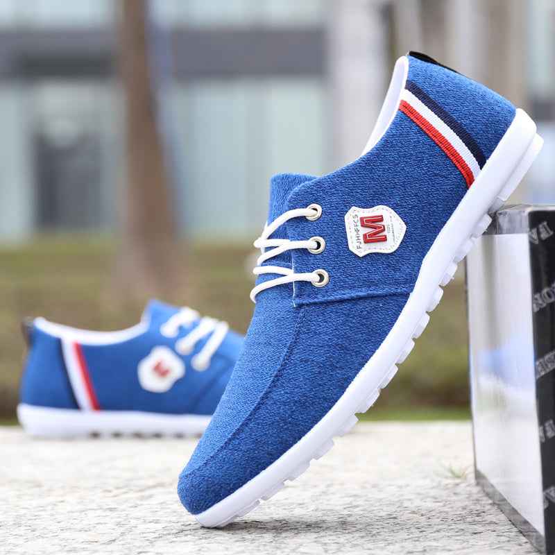 Cloth Shoes Men'S Summer Breathable Deodorant Peas Shoes Canvas Shoes Men'S Lazy Shoes