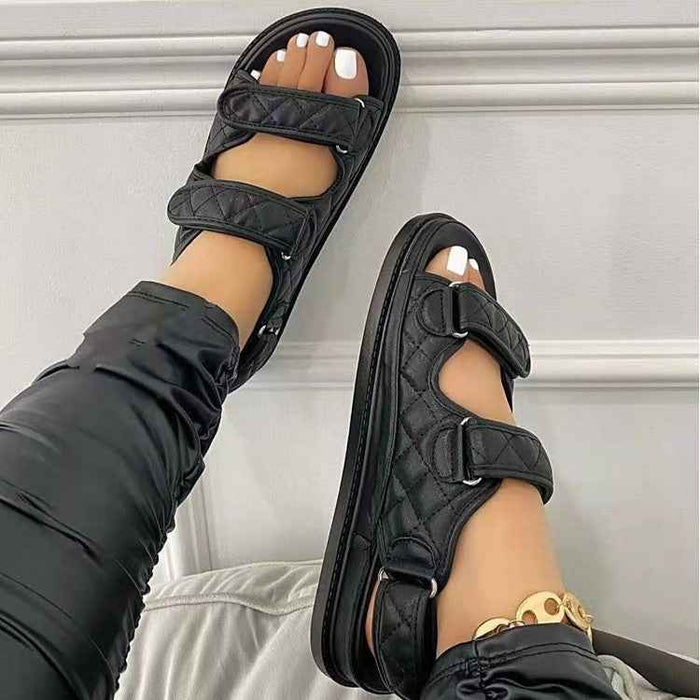 Sandales Velcro Femme Sandales de Plage