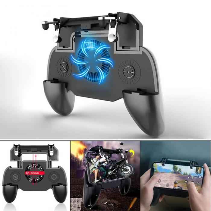 Manette de jeu universelle pour téléphone portable, ventilateur de refroidissement silencieux, radiateur, poignée de contrôleur pour Smartphone