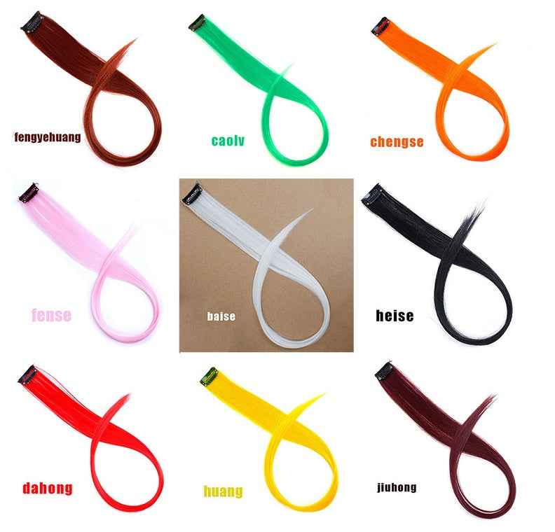 Blowable Color Hair Extension Piece