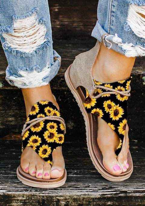 Large Size Lightweight Flat Women Sandals