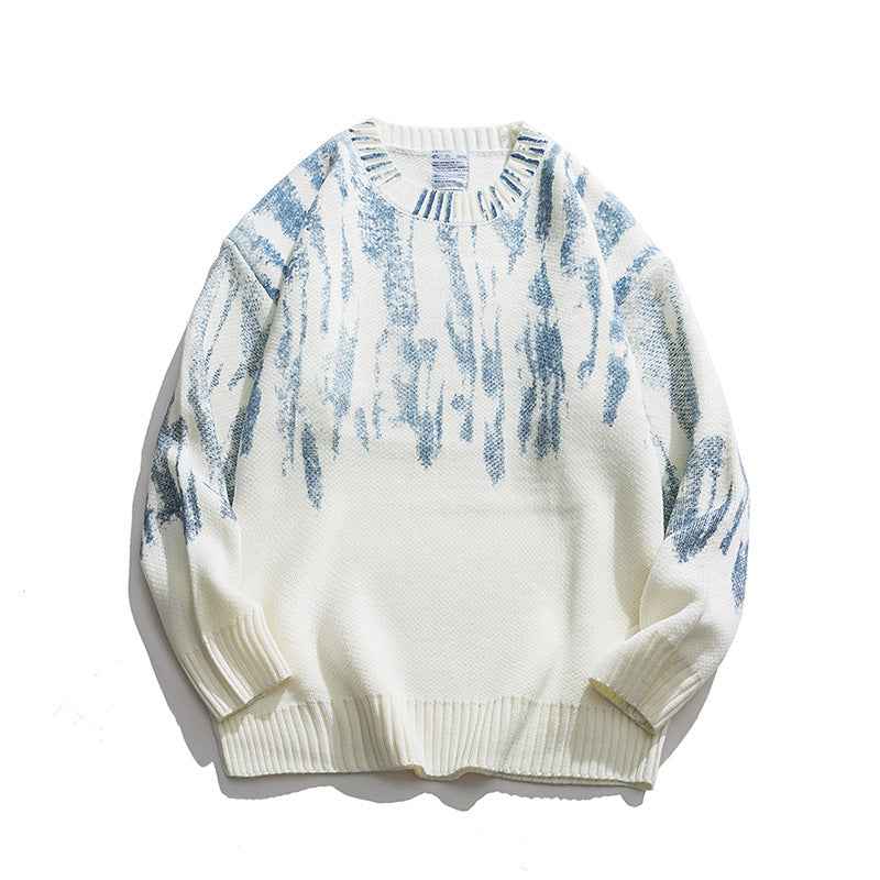 Japanese Retro Outerwear Sweaters Couples Loose Sweaters For Men And Women