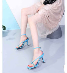 Square Toe High-Heeled Sandals Women Stiletto