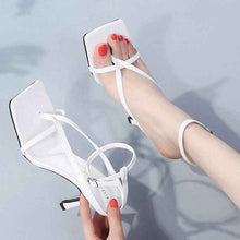 Square Toe High-Heeled Sandals Women Stiletto