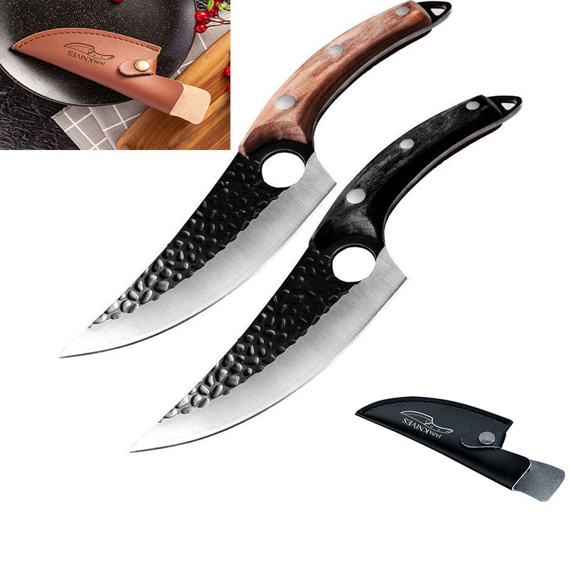 Slaughter Cutting Meat Boning Small Scimitar Special Skinning Killing Pigs Butcher by Mirlaine Univers