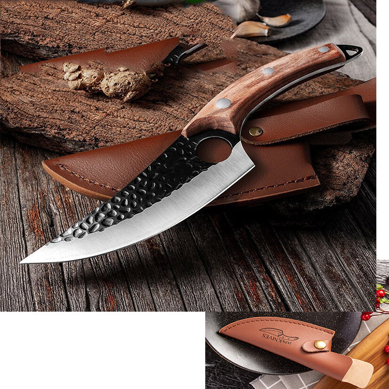 Slaughter Cutting Meat Boning Small Scimitar Special Skinning Killing Pigs Butcher by Mirlaine Univers