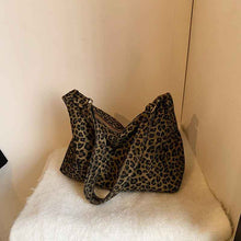 Large Capacity Leopard-Print Shoulder Crossbody Bag