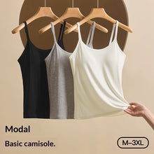 Adjustable Strappy Tank Top Base Layer With Padded Cups