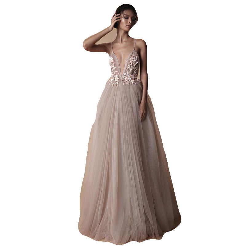 Bride Wedding Dress Women New Style Sling Bridesmaid Dress by Mirlaine Univers