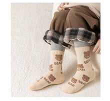 Children Extra Thick Fluffy Loop Middle Tube Cotton Socks