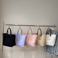 Retro Lettered Casual All-match Tote Bag