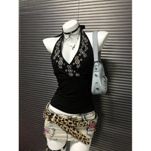 Niche Black V-Neck Embroidered Halter Backless Sophisticated Vintage Top by Mirlaine Univers Niche Black V-Neck Embroidered Halter Backless Sophisticated Vintage Top Mirlaine Univers niche-black-v-neck-embroidered-halter-backless-sophisticated-vintage-top 0 Niche Black V-Neck Embroidered Halter Backless Sophisticated Vintage Top Mirlaine Univers Niche Black V-Neck Embroidered Halter Backless Sophisticated Vintage Top