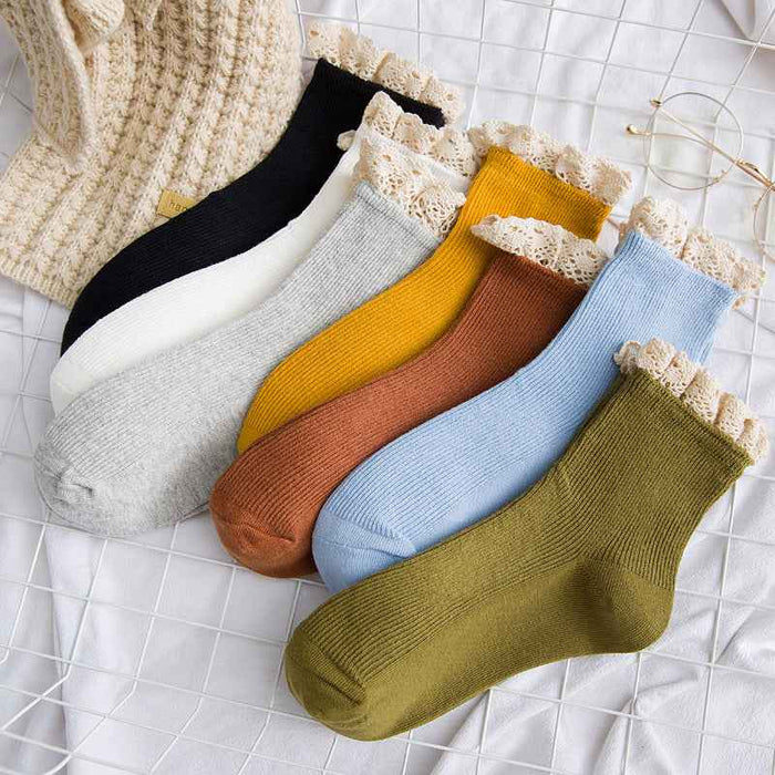 Chaussettes à dentelle pour fille