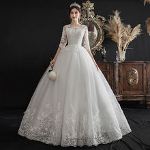One-shoulder Dream Slim Sleeve Lace Bride by Mirlaine Univers