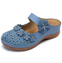 Summer Vintage flowers Wedge Women Sandals