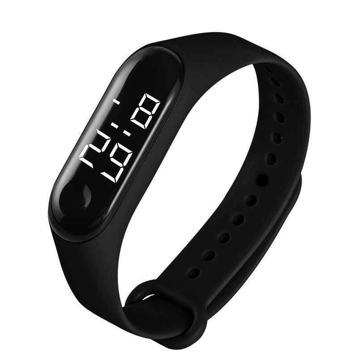 Montre électronique à LED tactile et étanche