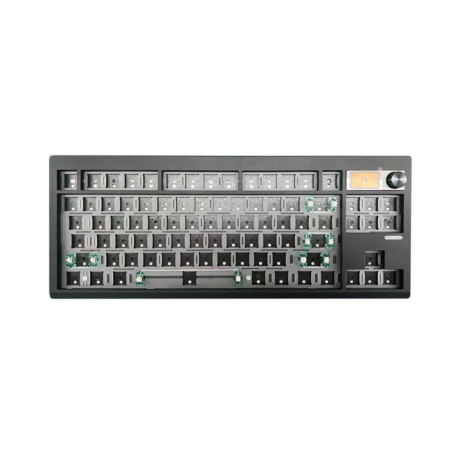 DIY Mechanical Keyboard Kit With Knob Supports Hot Swap RGB Backlight