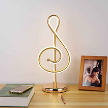 Modern Simple Music Symbol Bedroom Bedside Lamp Warm Romantic Household Creative Personality Eye-care Desk LED