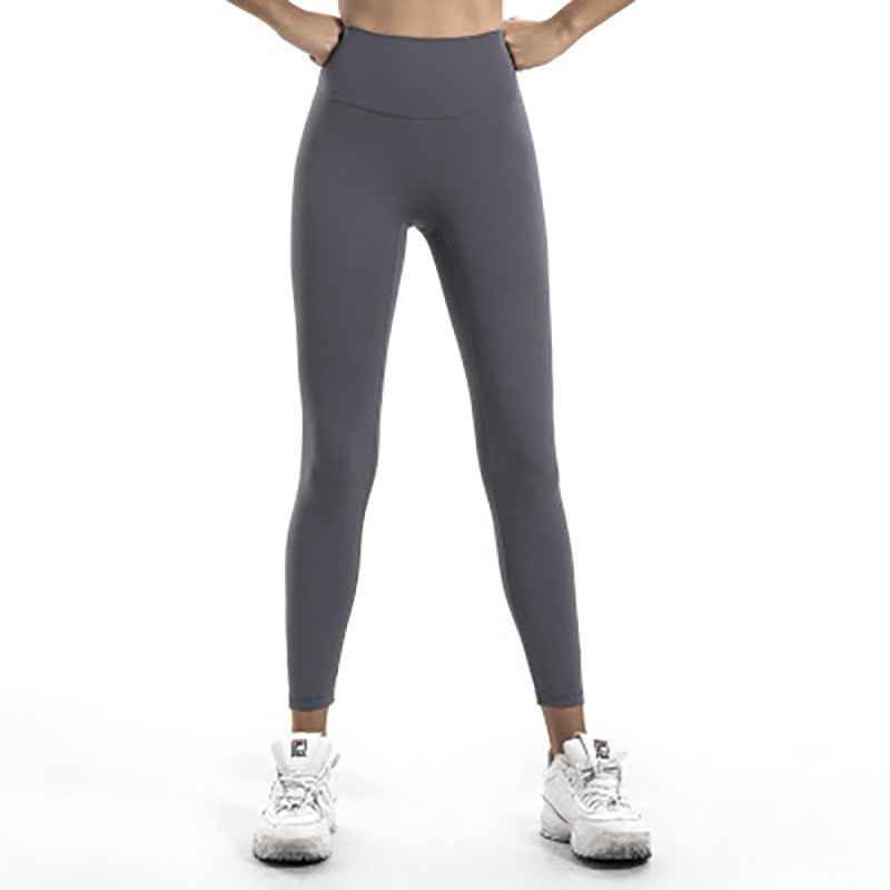 Yoga pants women's high waist hip elastic fitness nine-point pants