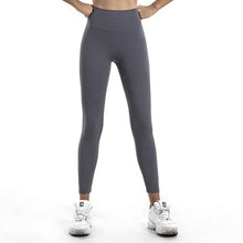 Yoga pants women's high waist hip elastic fitness nine-point pants